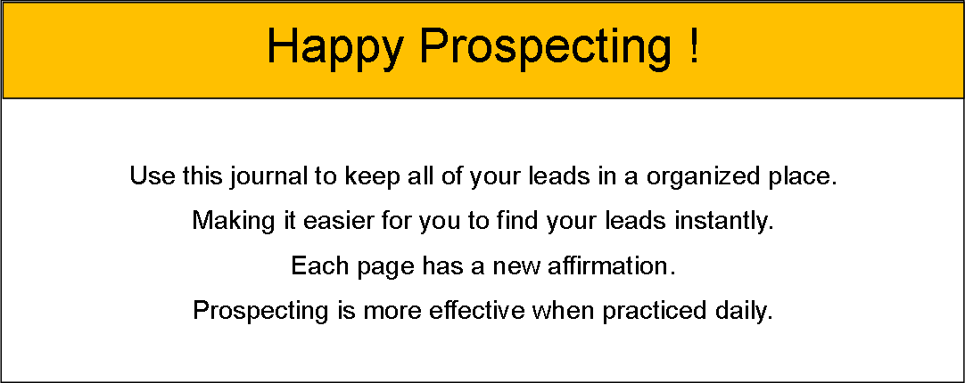 happy prospecting